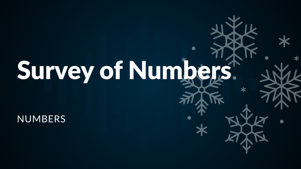 Survey of Numbers Notes